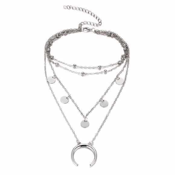 🌸 4PC SET EARRINGS NECKLACE BRACELET RING BOHO DIMOND BUNDLE RHINESTONE BLING - Picture 3 of 6